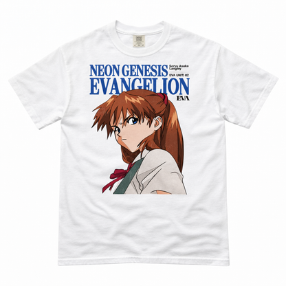 EVA Soryu Asuka Langley T-shirt(white)-syncdepth
