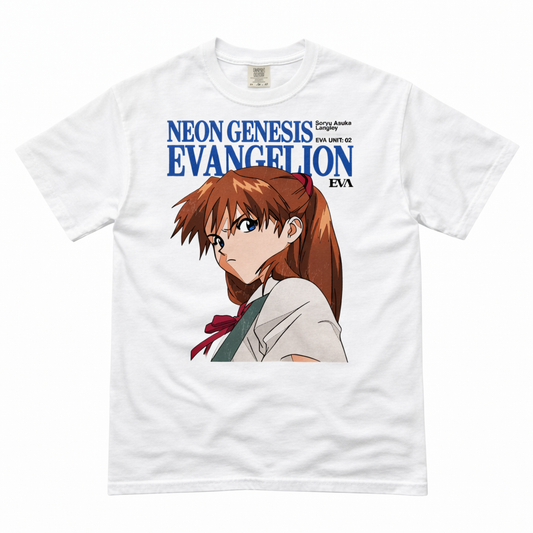 EVA Soryu Asuka Langley T-shirt(white)-syncdepth