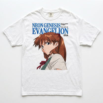EVA Soryu Asuka Langley T-shirt(white)-syncdepth